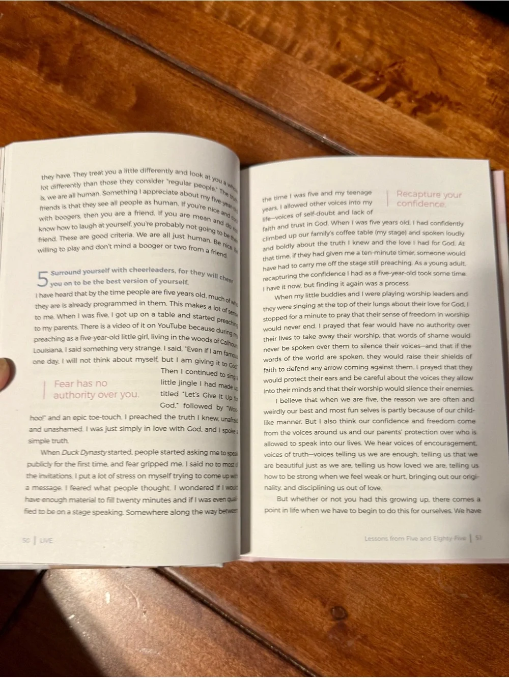 “LIVE” Book by Sadie Robertson